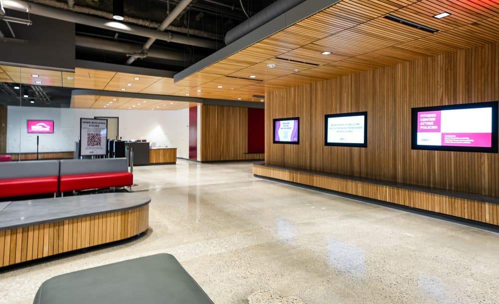 University of Arkansas Fitness Center Renovation interior detail