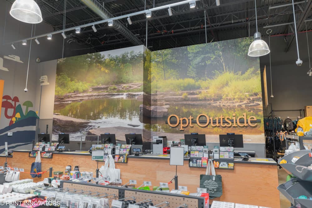 REI Retail Store commercial project