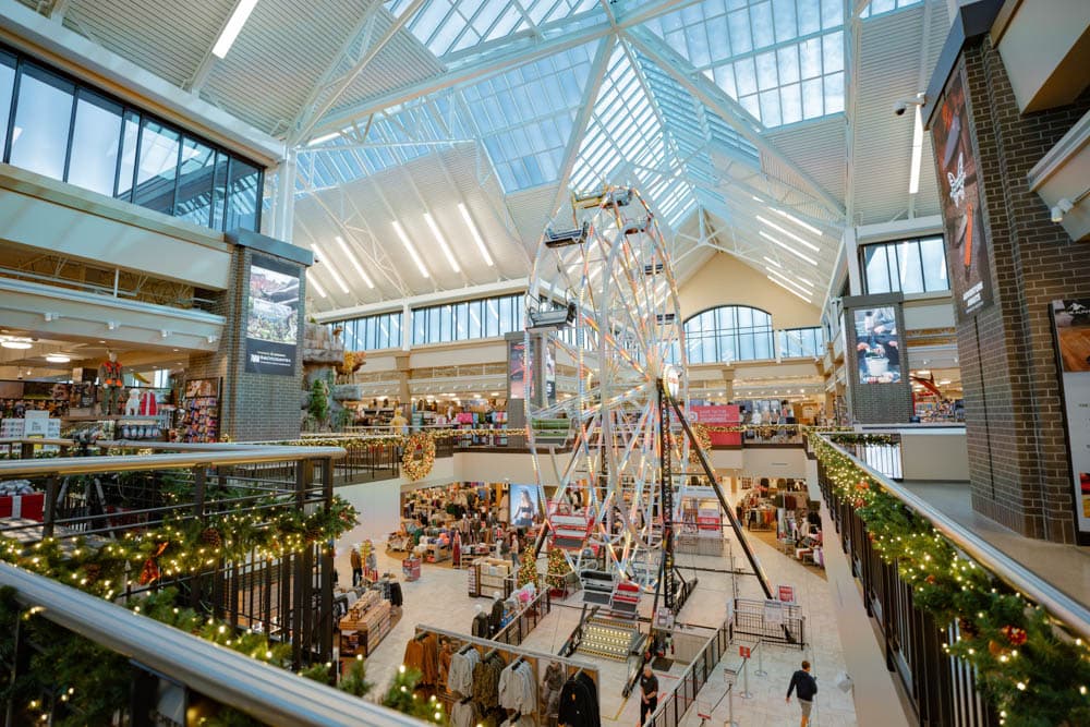 SCHEELS Tulsa interior detail